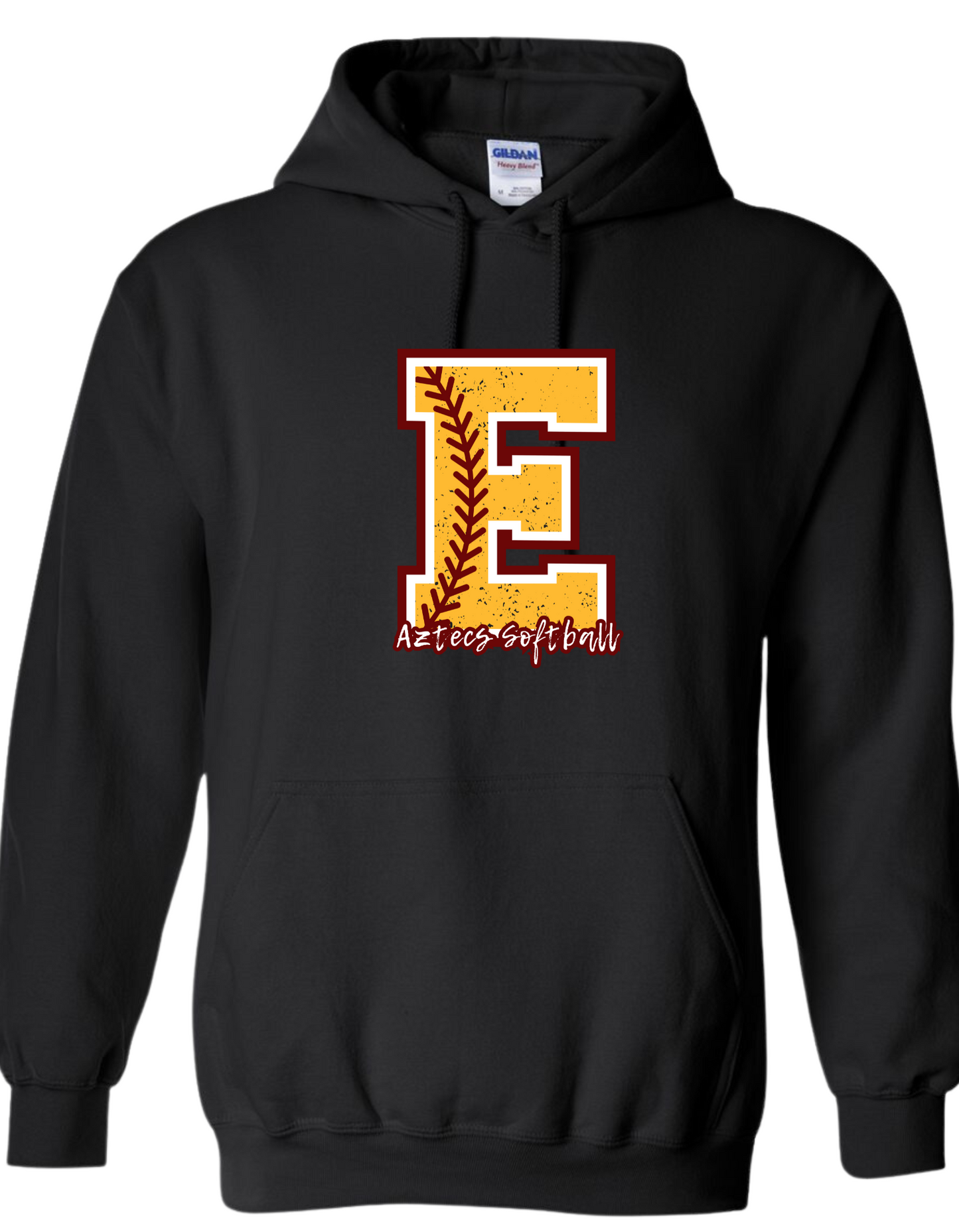 AZTECS SOFTBALL-HOODED SWEATSHIRT