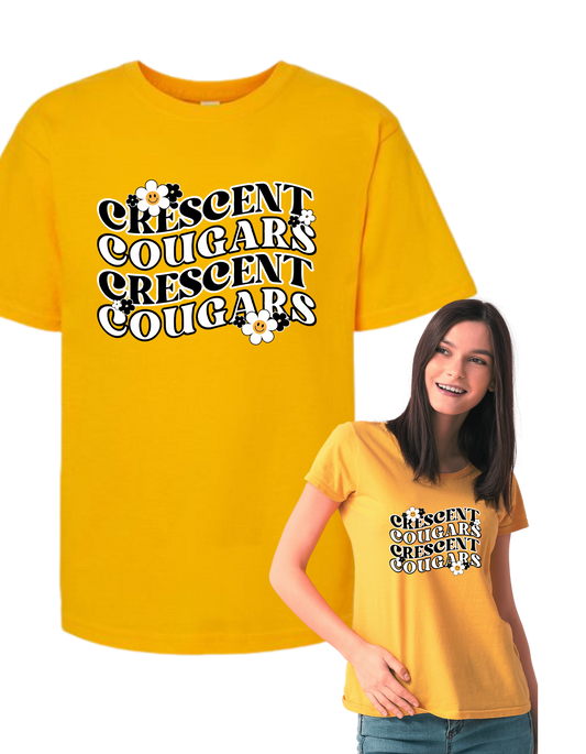 COUGARS DAISY GOLD SHIRT