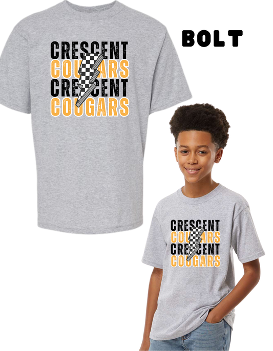 COUGARS BOLT GRAY SHIRT