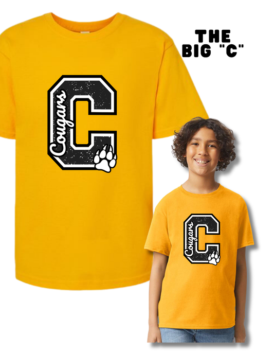 COUGARS THE BIG "C" GOLDEN SHIRT