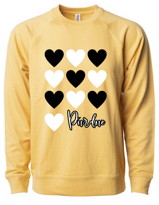 Purdue Hearts Sweatshirt